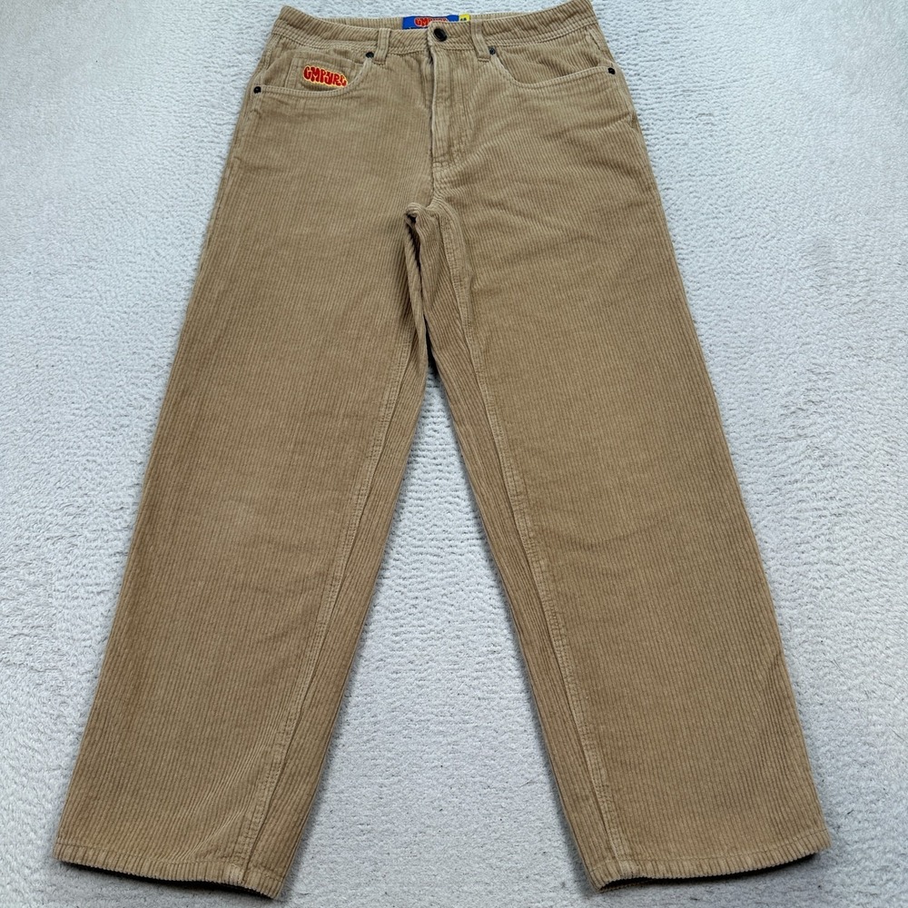 Empyre Corduroy‎ Pants Men Tan Relax Skate Size 28x27